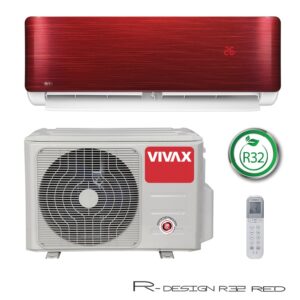 Vivax Cool R DESIGN RED inverterski klima uređaj 3,81kW, ACP-12CH35AERI RED R32