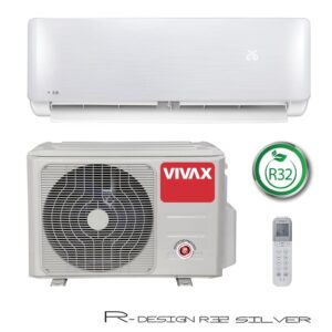 Vivax Cool R DESIGN SILVER inverterski klima uređaj 3,81kW, ACP-12CH35AERI SILVER R32
