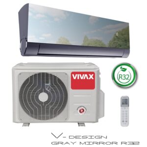 Vivax Cool V DESIGN inverter klima uređaj 3,81kW, ACP-12CH35AEVI R32 gray mirror