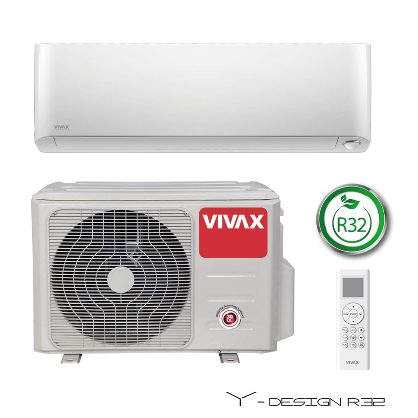 Vivax Cool Y DESIGN inverter klima uređaj 3,5 kW, ACP-12CH35AEYI R32