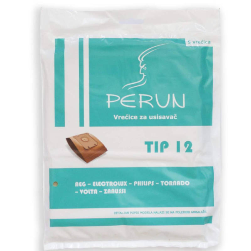 Vrećice za usisavač Perun Tip 12