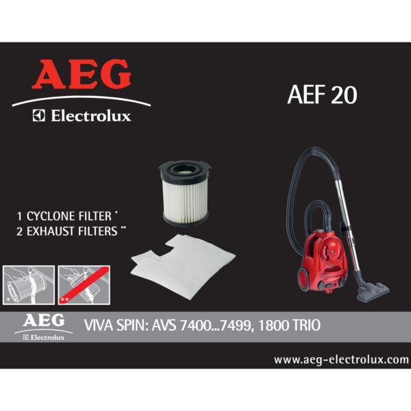 Filter za usisavač AEF20 pakovanje