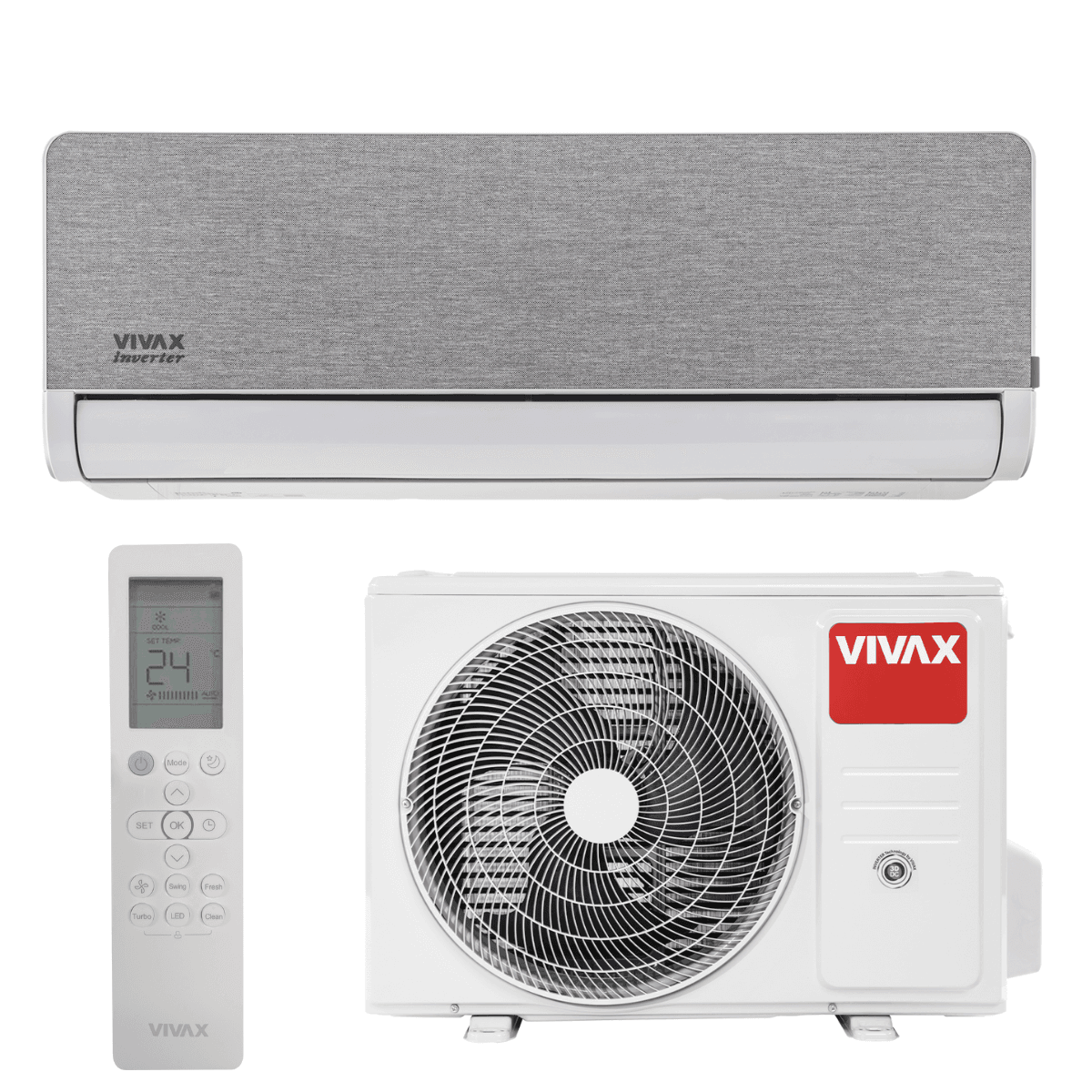 VIVAX H+ design klima ACP-12CH35AEHI+ R32 SILVER