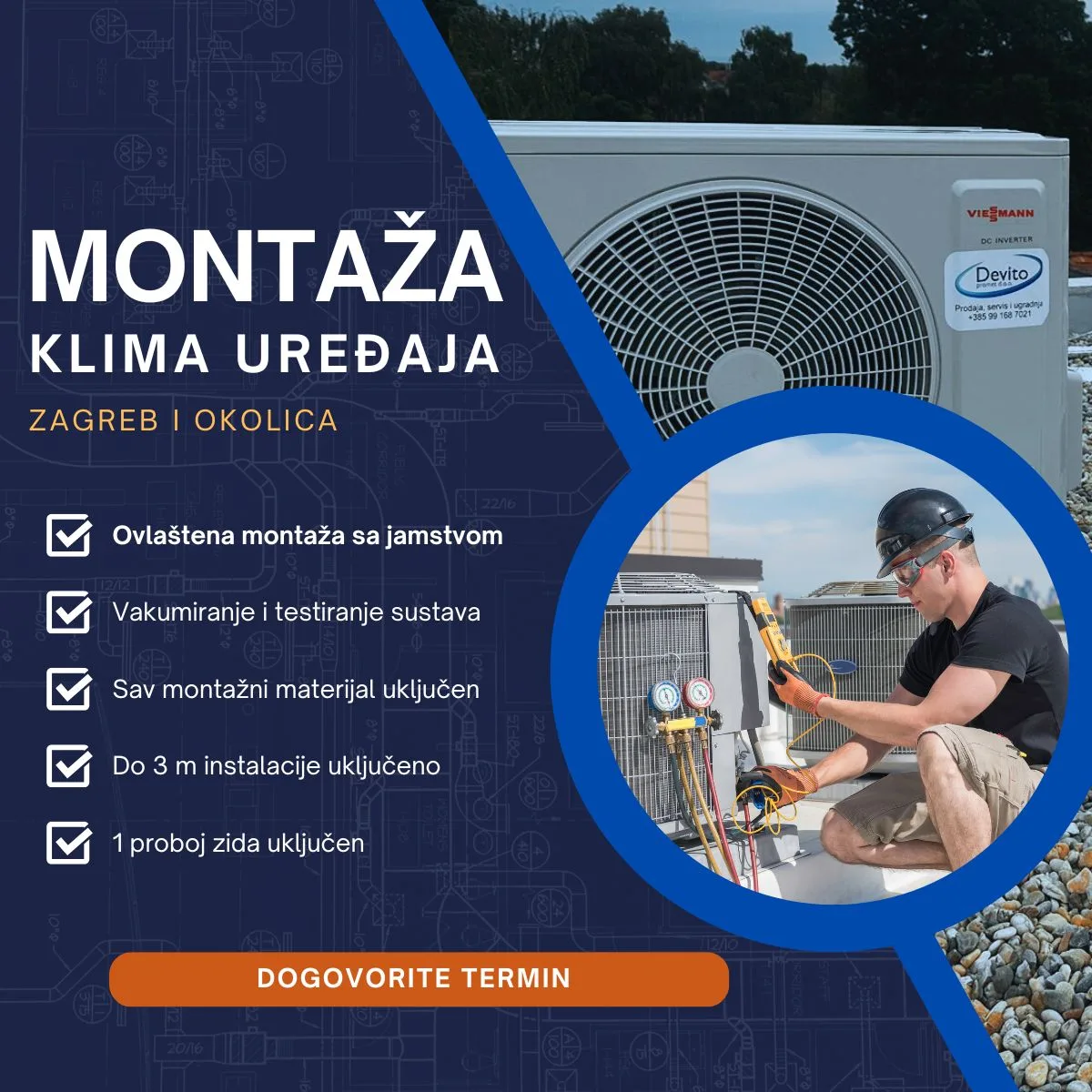 Montaža klima uređaja