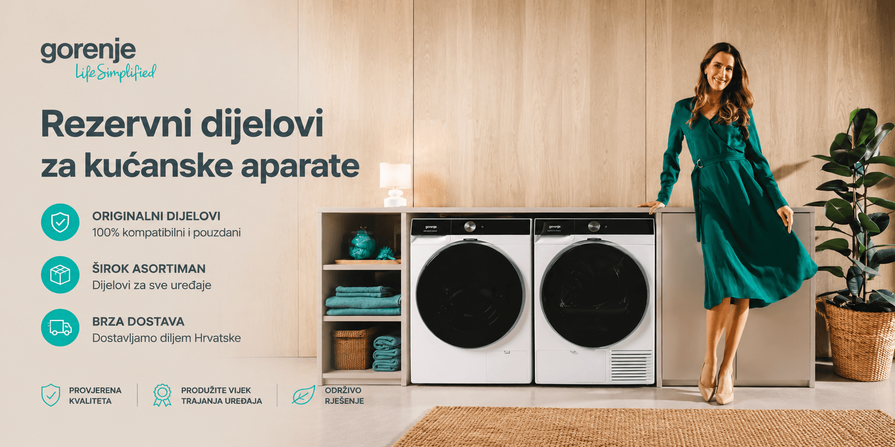 Rezervni dijelovi za Gorenje kućanske aparate