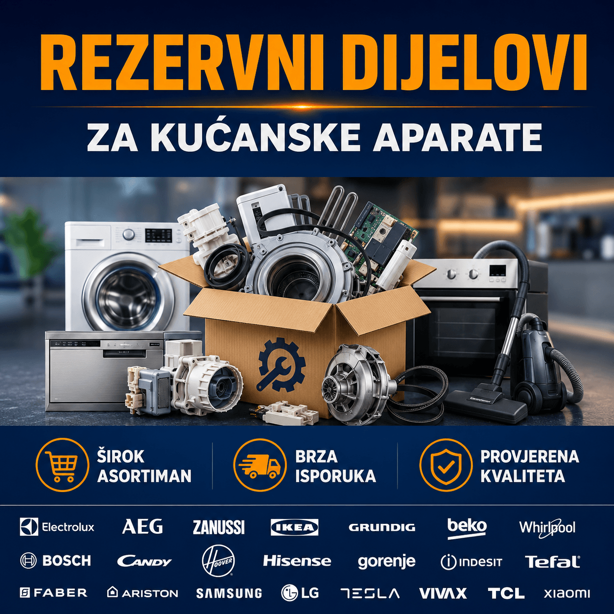 Rezervni dijelovi za kućanske aparate