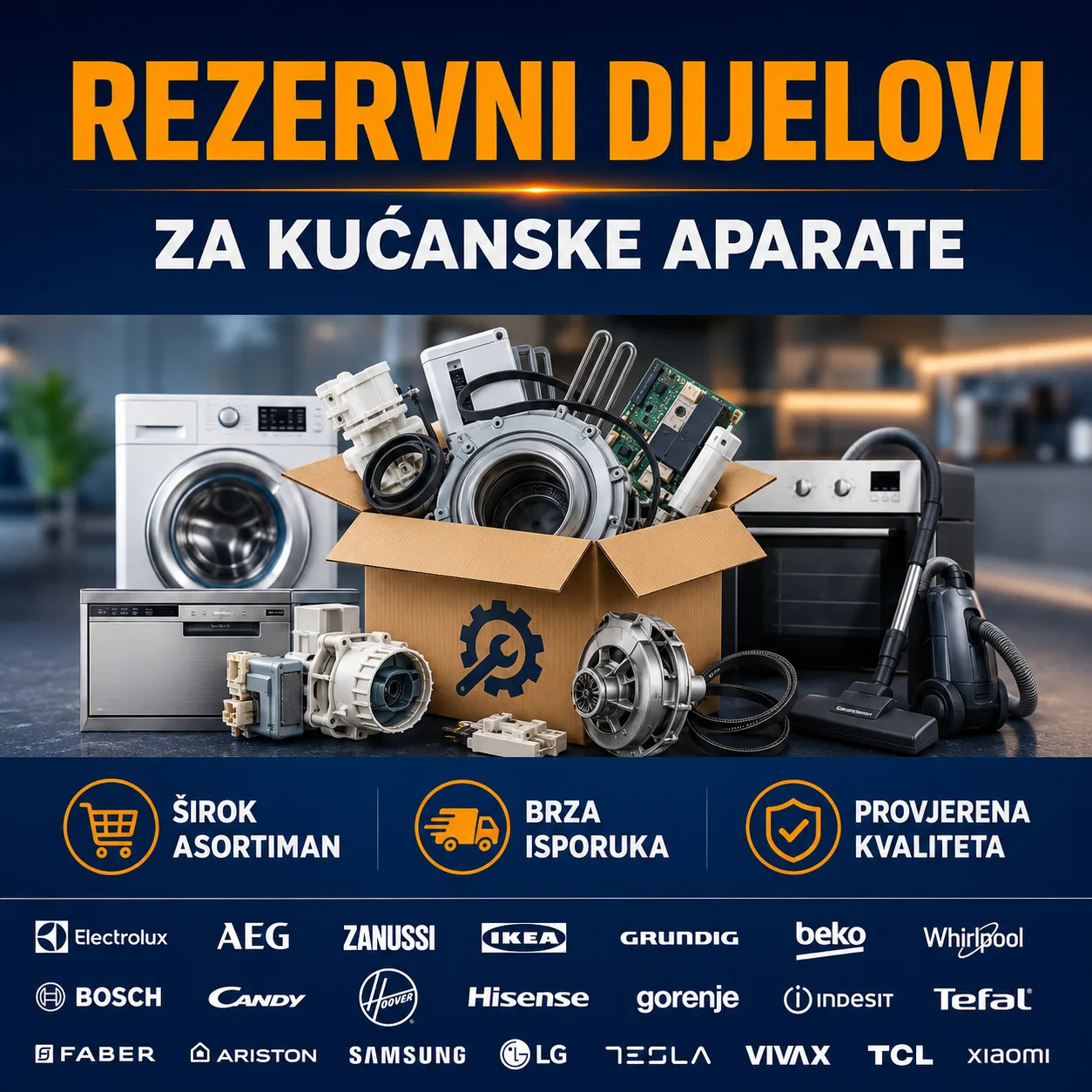 Rezervni dijelovi za kućanske aparate