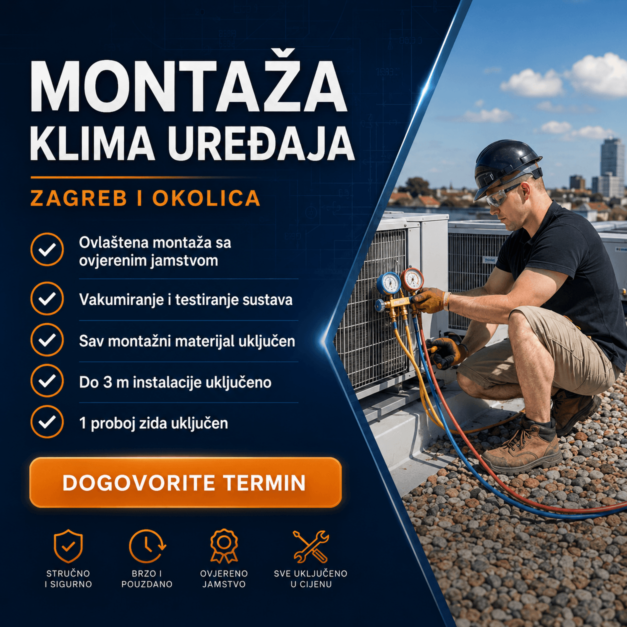 Montaža klima uređaja